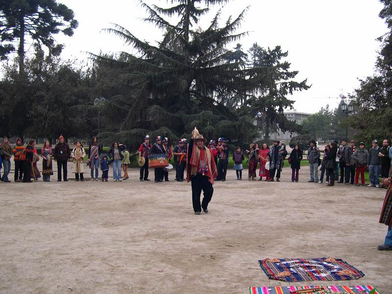 Homenaje de pueblos originarios