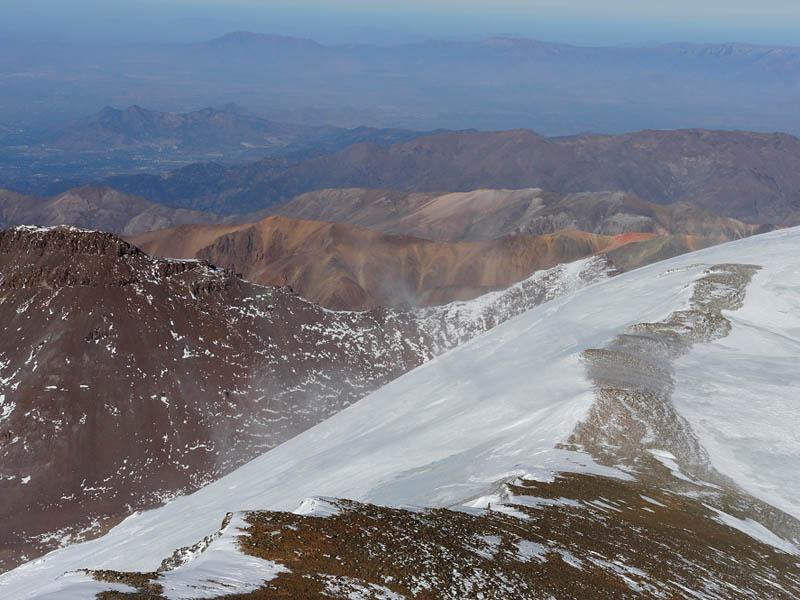 Vista de Santiago desde El Plomo Vista de Santiago desde El Plomo
