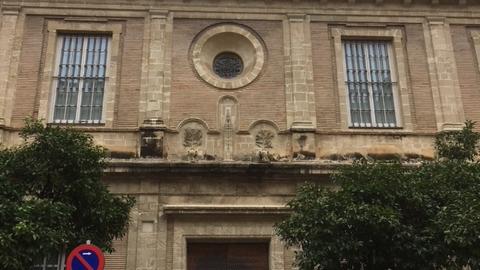 Edificio Anexo del archivo, donde se ubica la sala de investigadores.