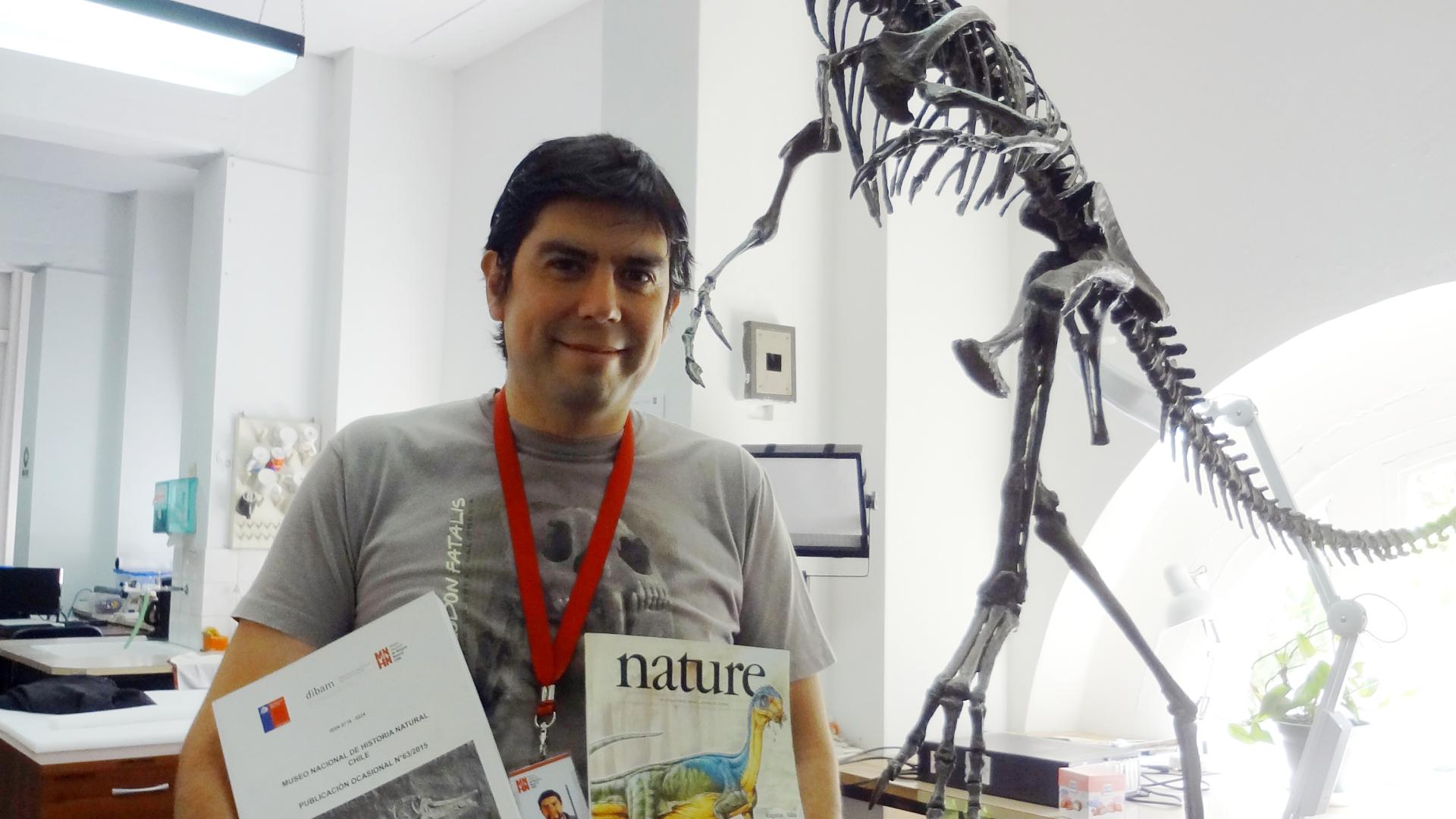 David Rubilar, Jefe del Área de Paleontología del MNHN