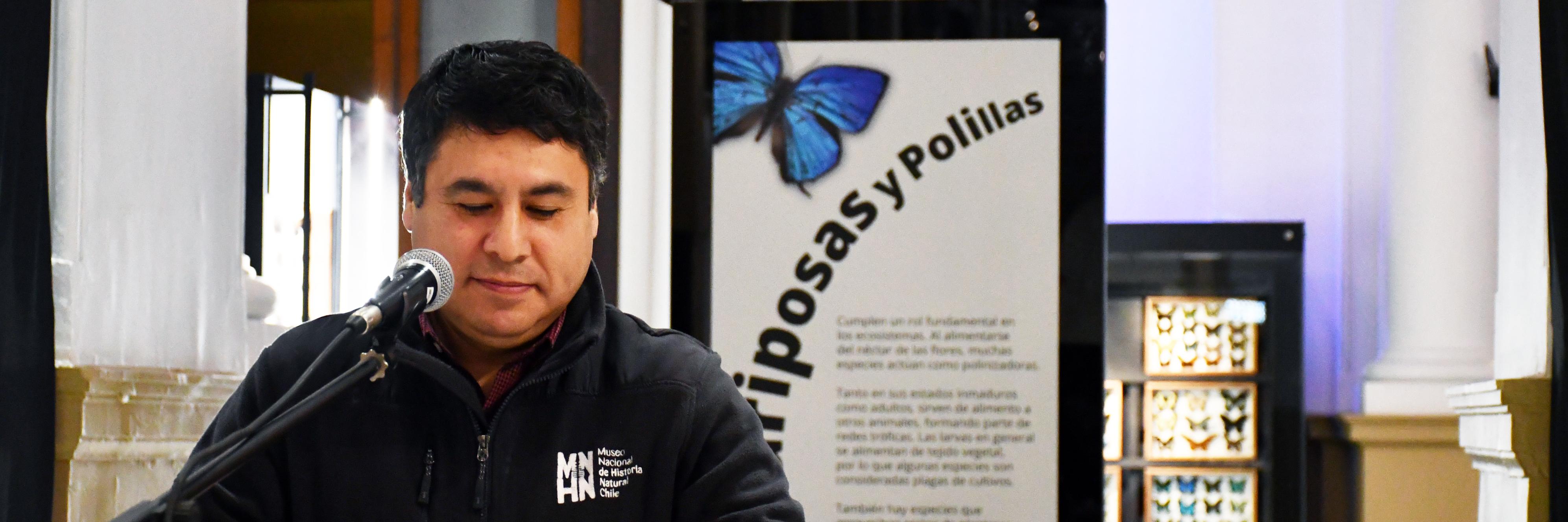 Dr. Francisco Urra, curador del Área de Entomología del MNHN.