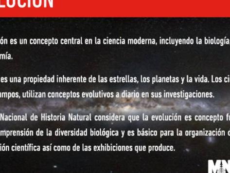 Teoría de la evolución.