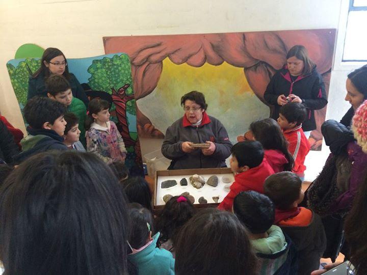 Raquel en un taller del Área de Educación.