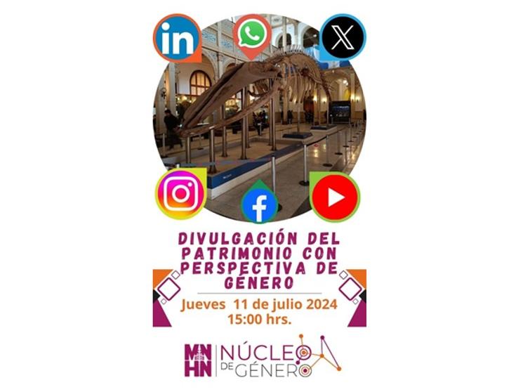Invitación primera charla del Núcleo de Género MNHN