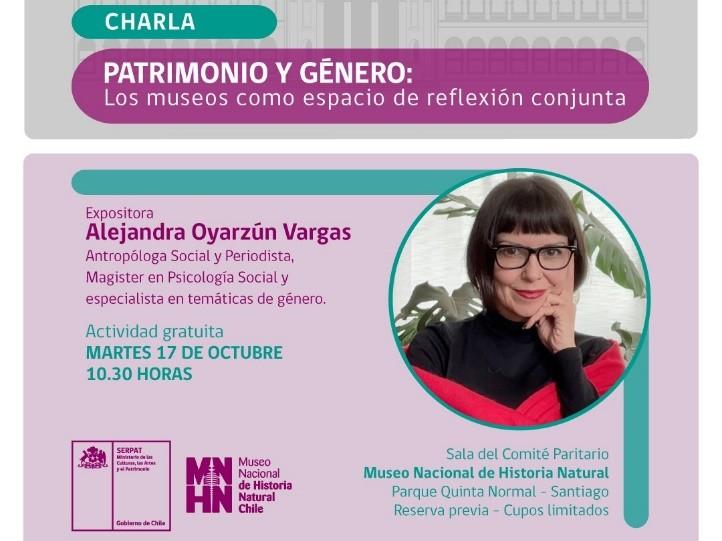 Invitación segundo conversatorio del Núcleo de Género MNHN