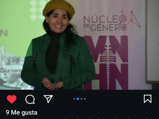 Publicación en RR.SS. de charla del Núcleo de Género MNHN
