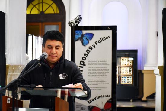 Dr. Francisco Urra, curador del Área de Entomología del MNHN.