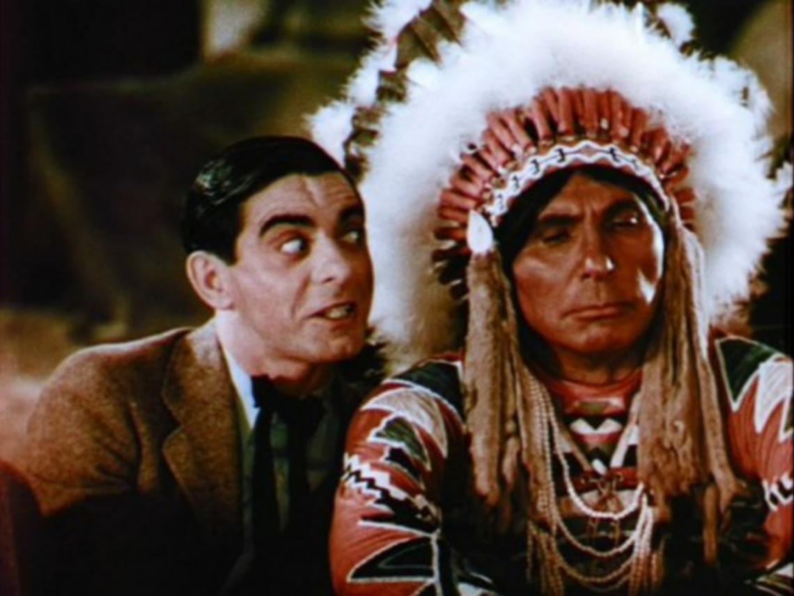 Chief Caupolicán interpretando al jefe “Black Eagle” en Whoopee! Chief Caupolicán interpretando al jefe “Black Eagle” en Whoopee!
