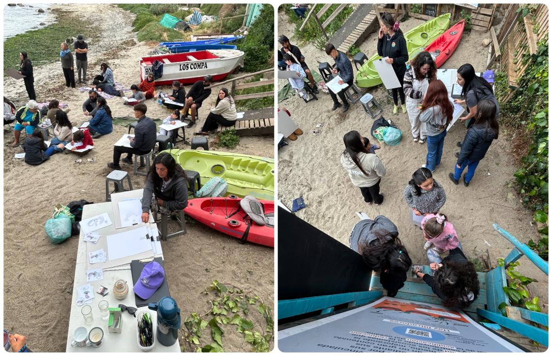 Detalle de la parte práctica del taller.