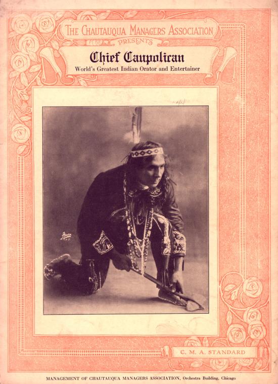 Chief Caupolican, «El artista y orador indígena más grande del mundo»